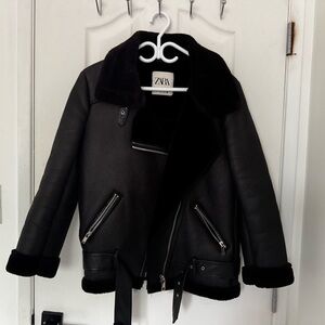 Zara Double-Faced Biker Jacket